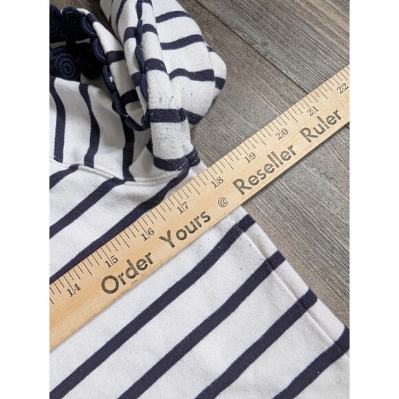 Lilly Pulitzer Women’s Skipper White Navy Coastal Stripe Dress Pockets M $158 - Picture 4 of 5